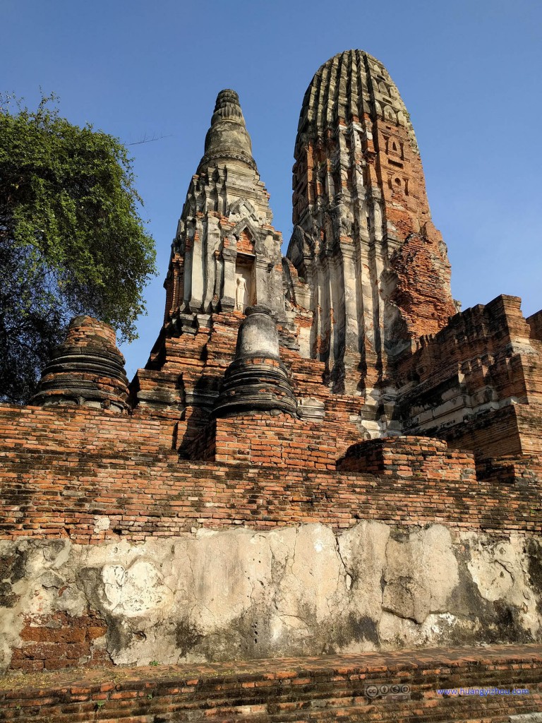 Wat Phra Ram的佛塔群