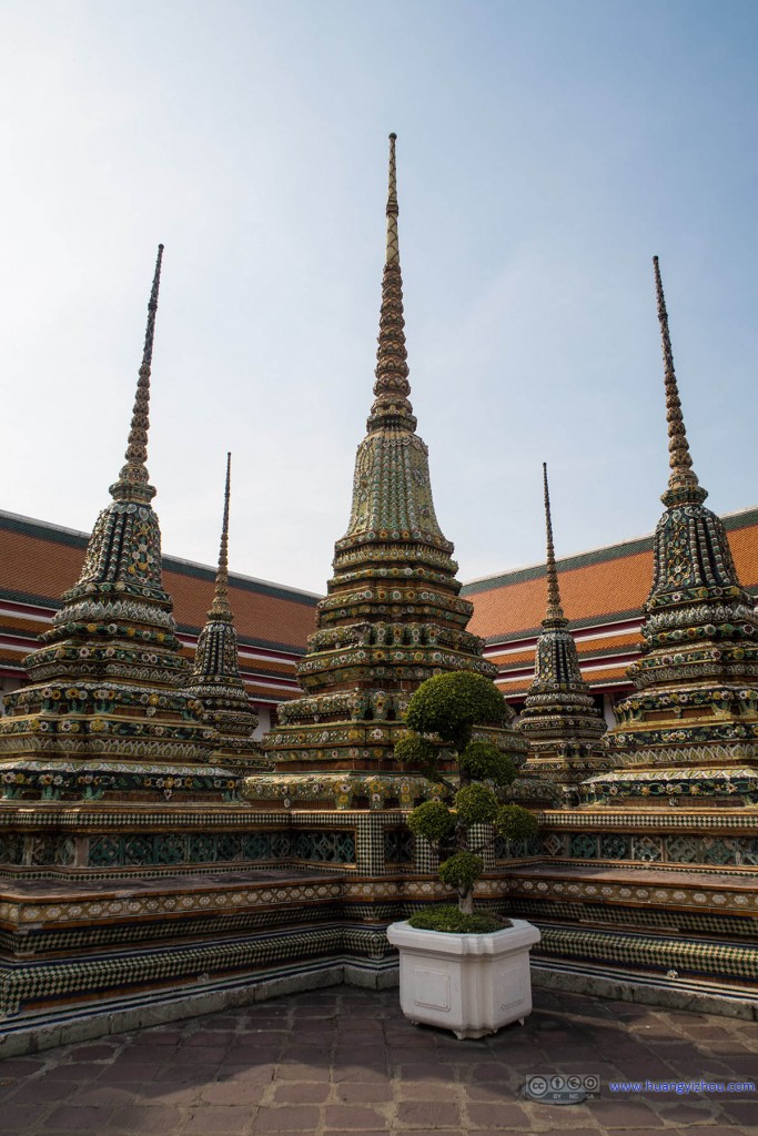 卧佛寺里的Phra Chedi Rai
