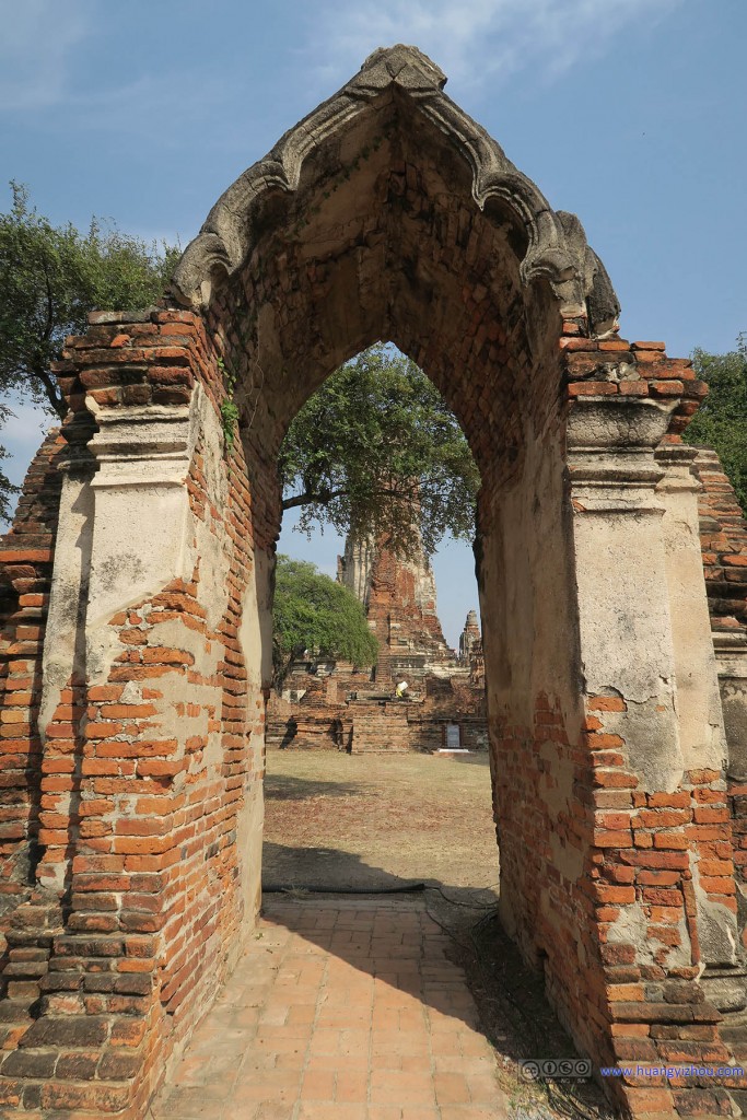 Wat Phra Ram的正门