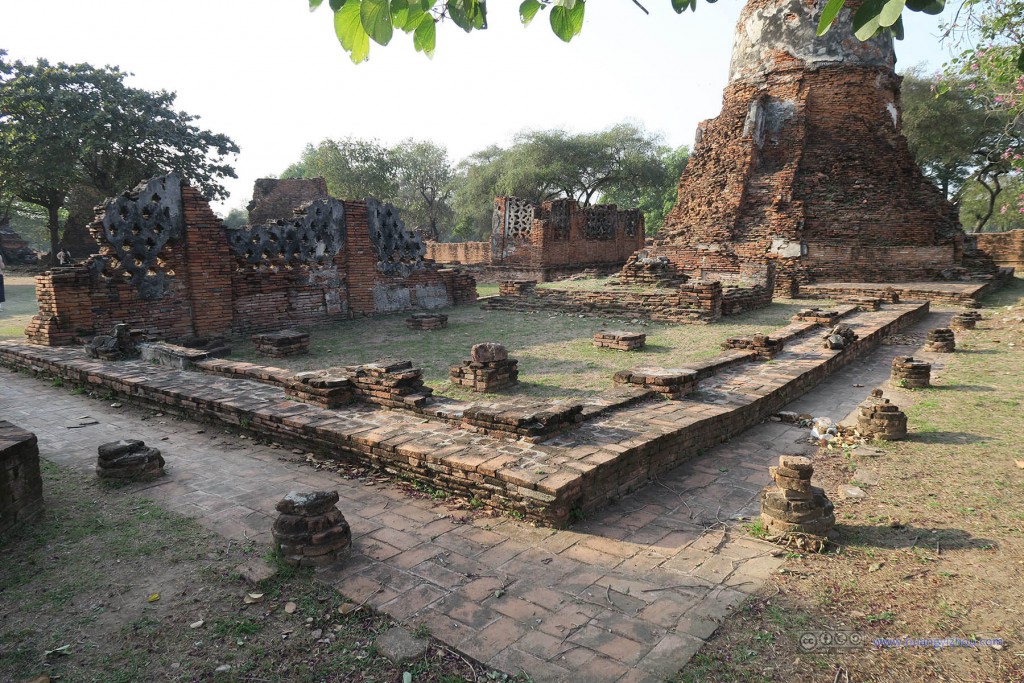 Wat Phra Si Sanphet内的断壁残垣