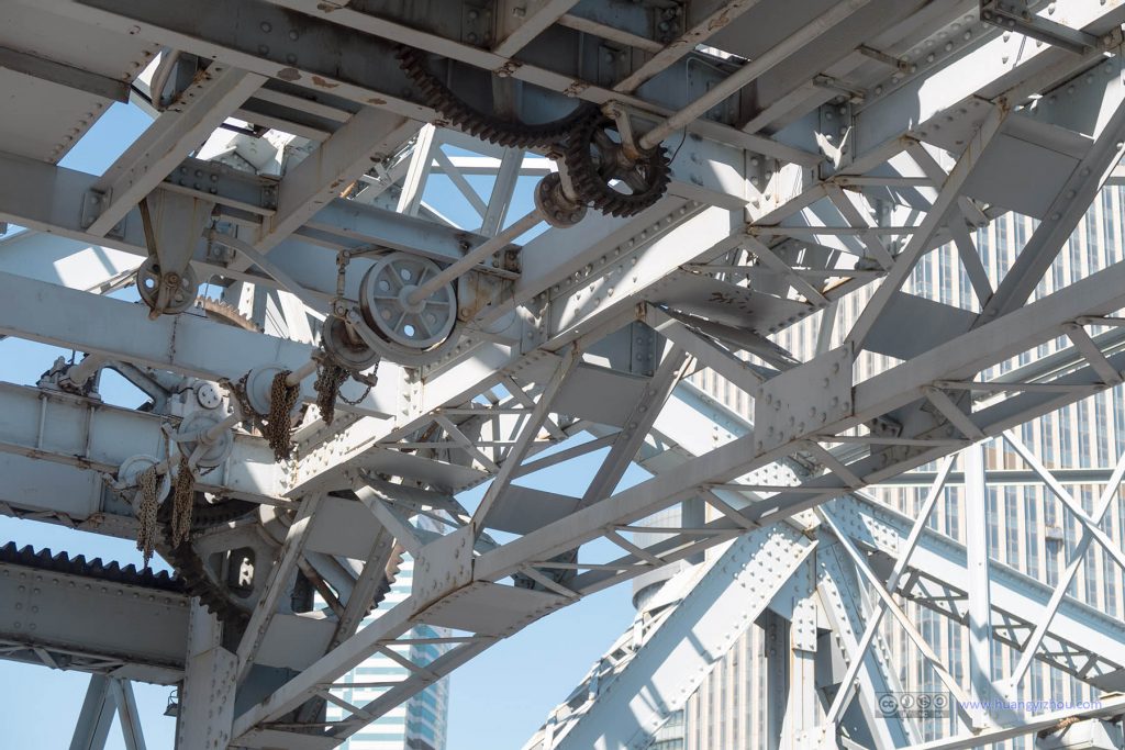 解放桥齿轮结构的细节