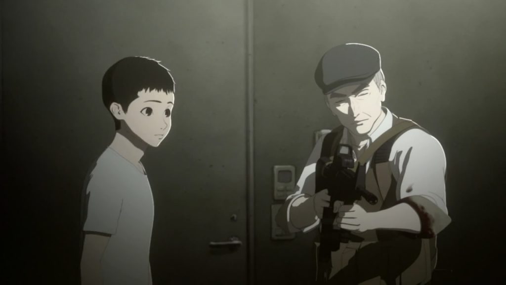 Greyish and under-saturated tone in Ajin