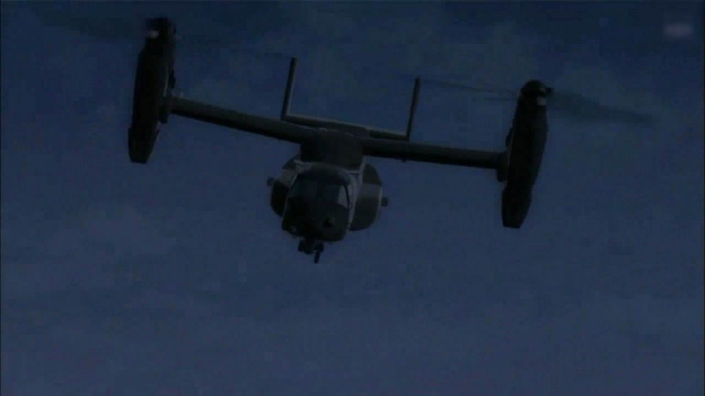 V-22 Osprey Used by the Black Organization