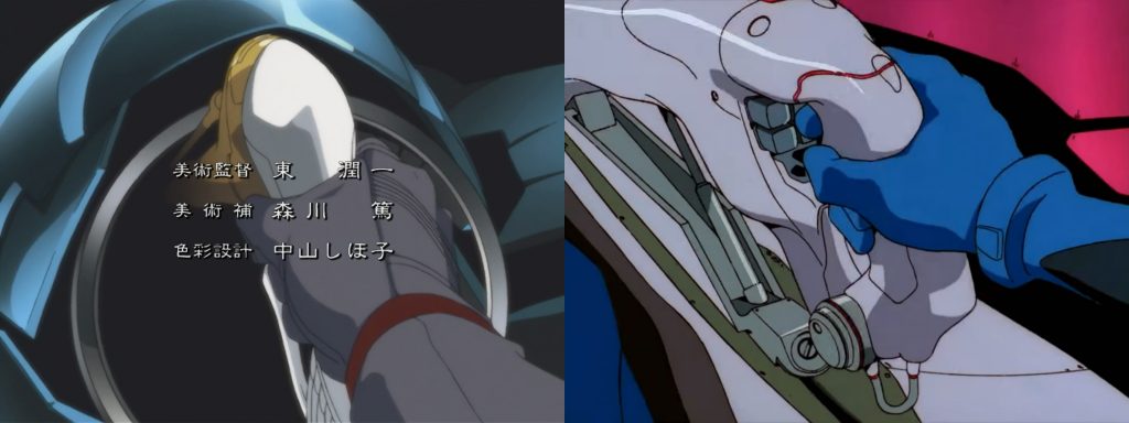 Comparison between RahXephon OP (Left, 41 seconds) and EVA OP(Right, 51 seconds)